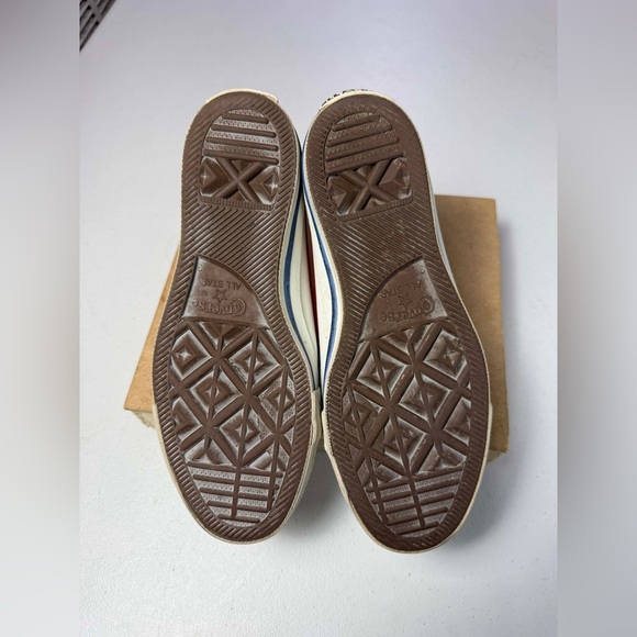 Vintage Converse Made in USA Shoes M 3 W 5 low white Chuck Taylor - Picture 10 of 13